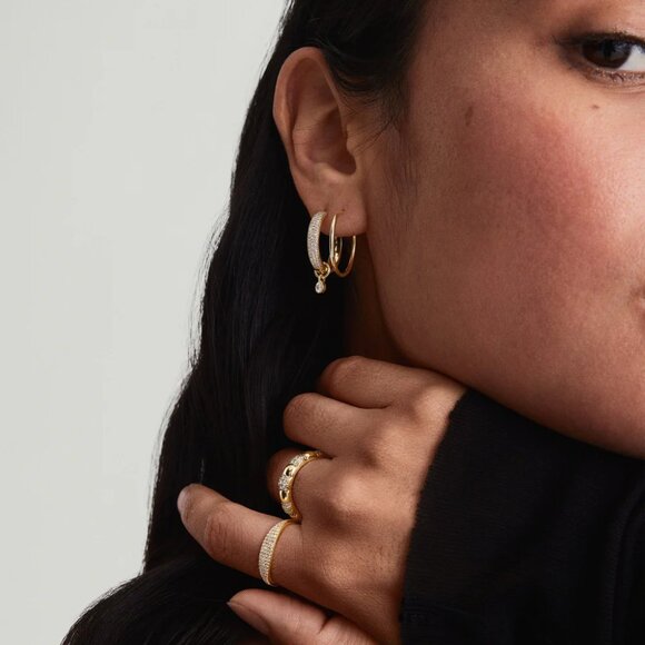 Mejuri Jewelry - Mejuri Rose Gold Hoop Earrings